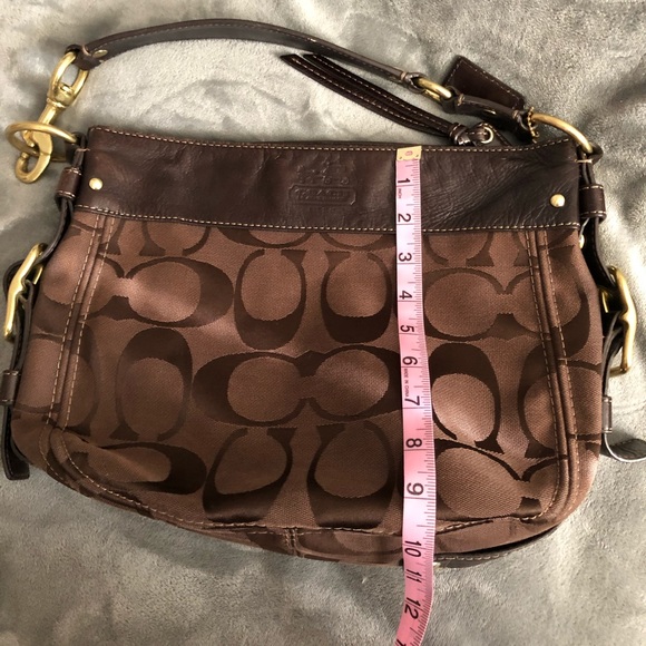 Coach Signature ZOE Canvas Hobo - Picture 7 of 10